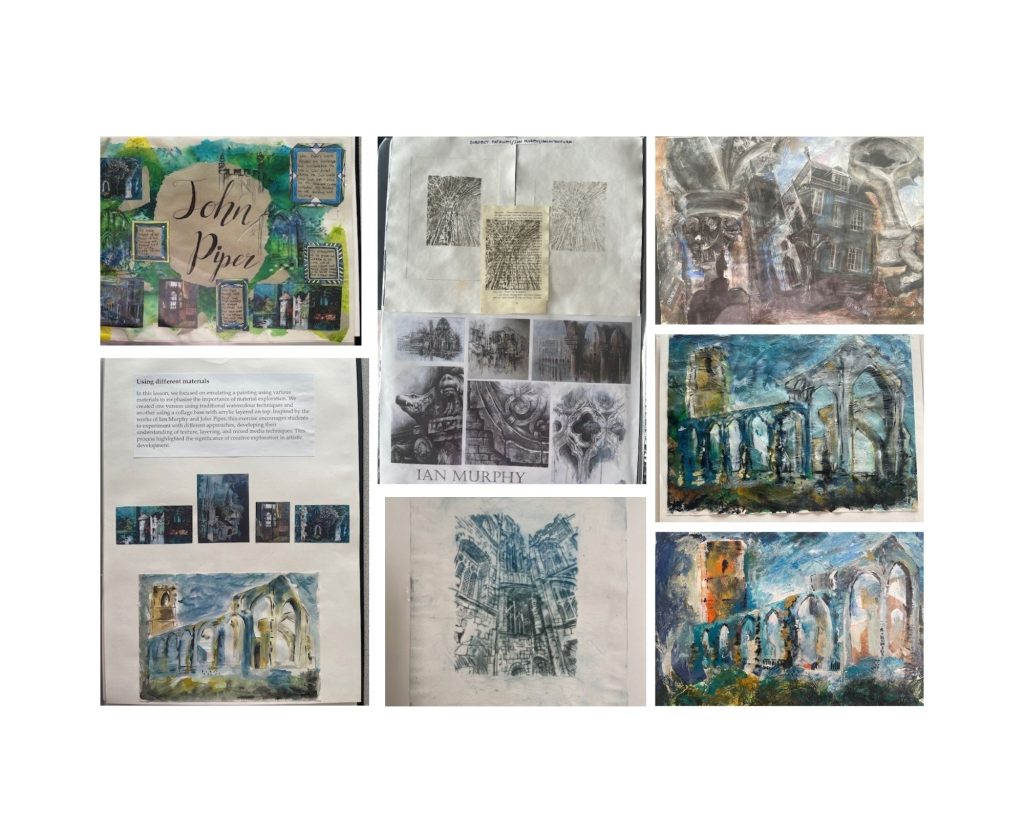 GITEP Art trainees undertake mini GCSE project as part of their learning